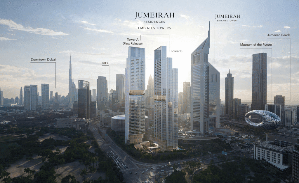 Jumeirah Residences Emirates Towers Dubai par Meraas