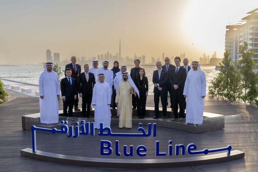 Le Sheikh lance les travaux du futur métro Blue Line à Dubai