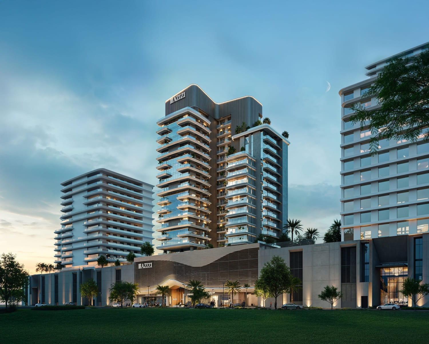 Azizi David appartements à Al Jaddaf Dubai