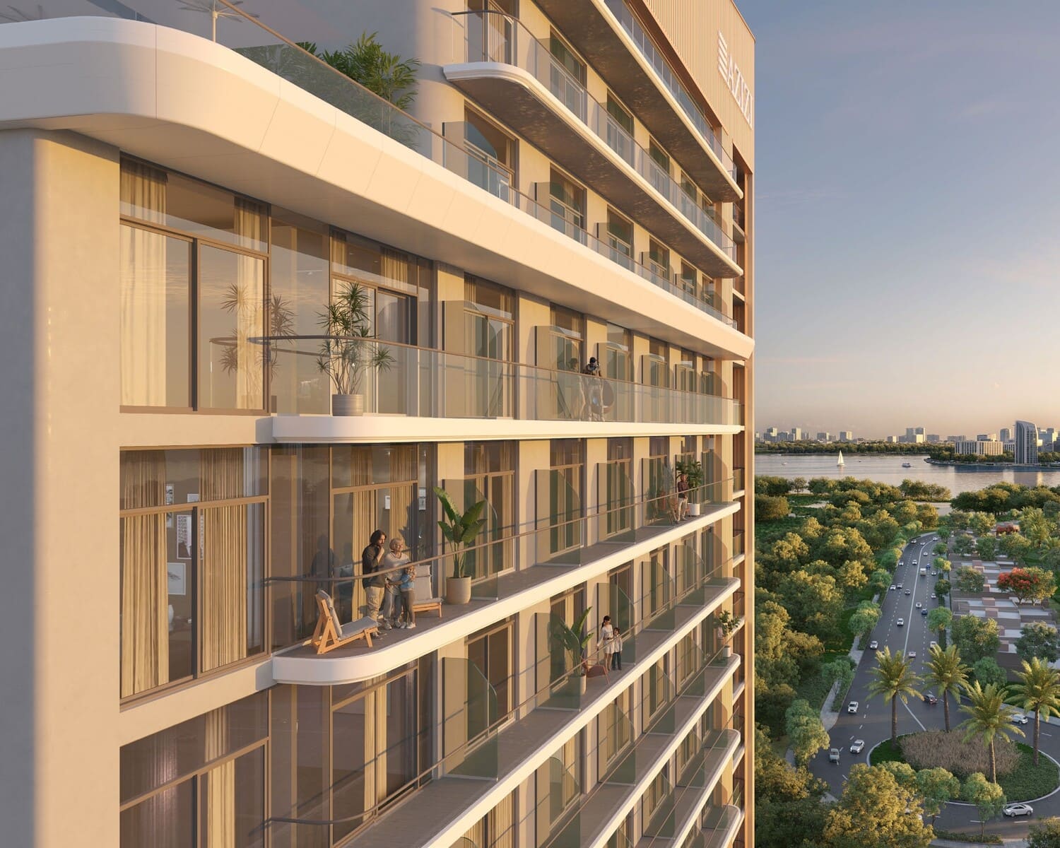 Azizi David appartements à Al Jaddaf Dubai