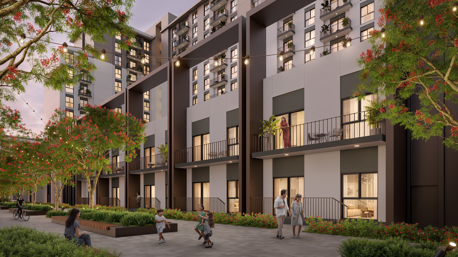 Olbia par Nshama Group appartements à Town Square Dubai