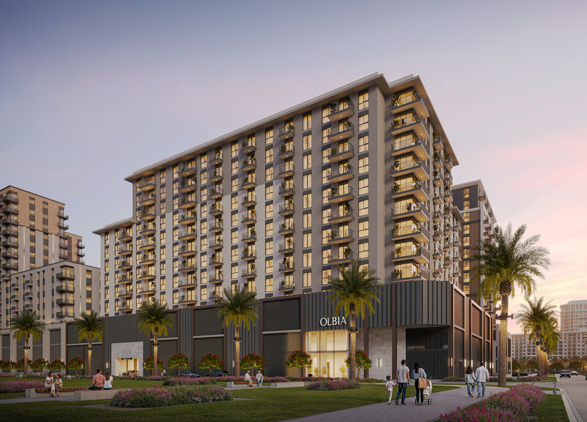 Olbia par Nshama Group appartements à Town Square Dubai