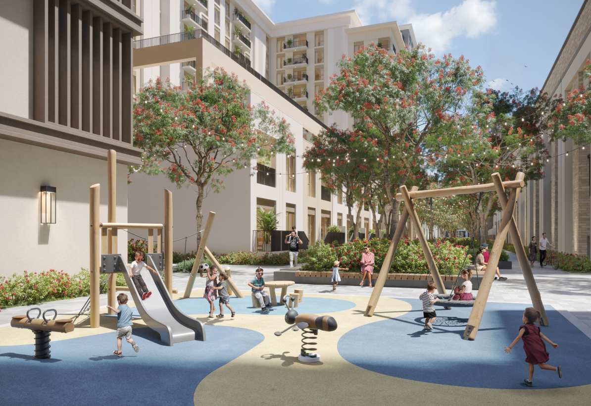 Olbia par Nshama Group appartements à Town Square Dubai