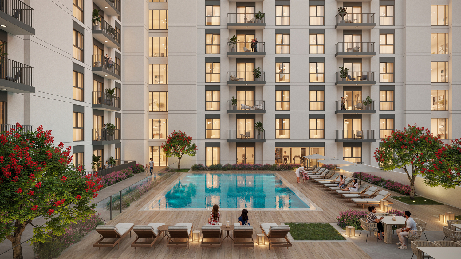 Olbia par Nshama Group appartements à Town Square Dubai
