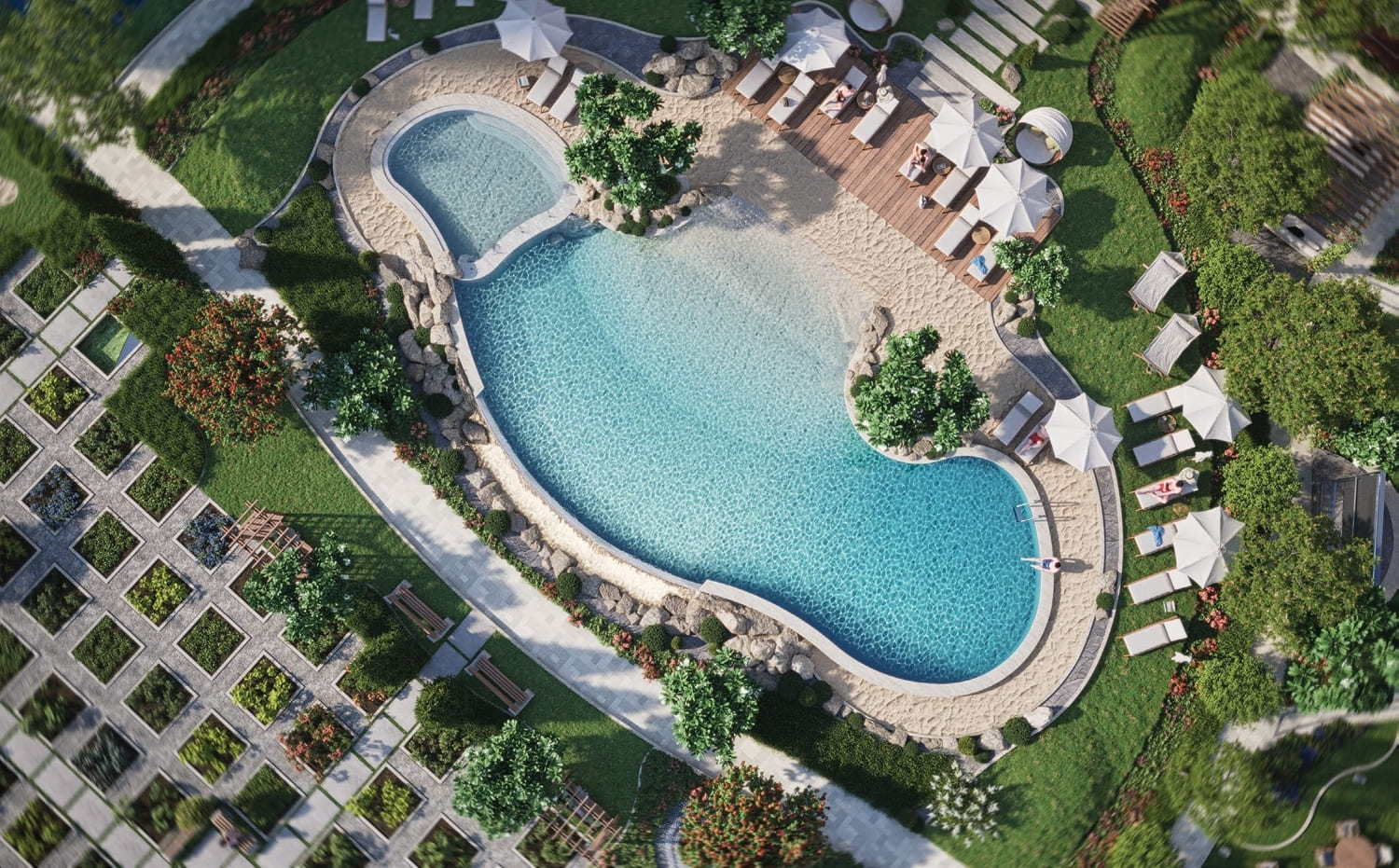 Bab Al Qasr Garden Residence 66 appartements à Masdar City Abu Dhabi