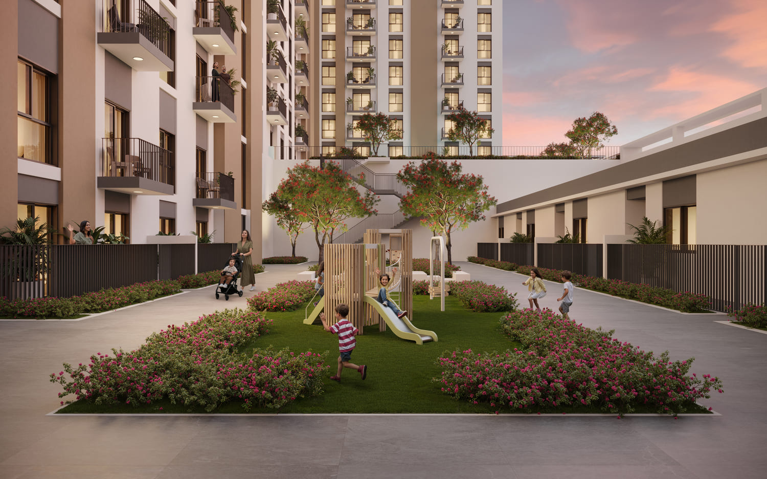 Fiori Residences Nshama Group appartements à Town Square Dubai