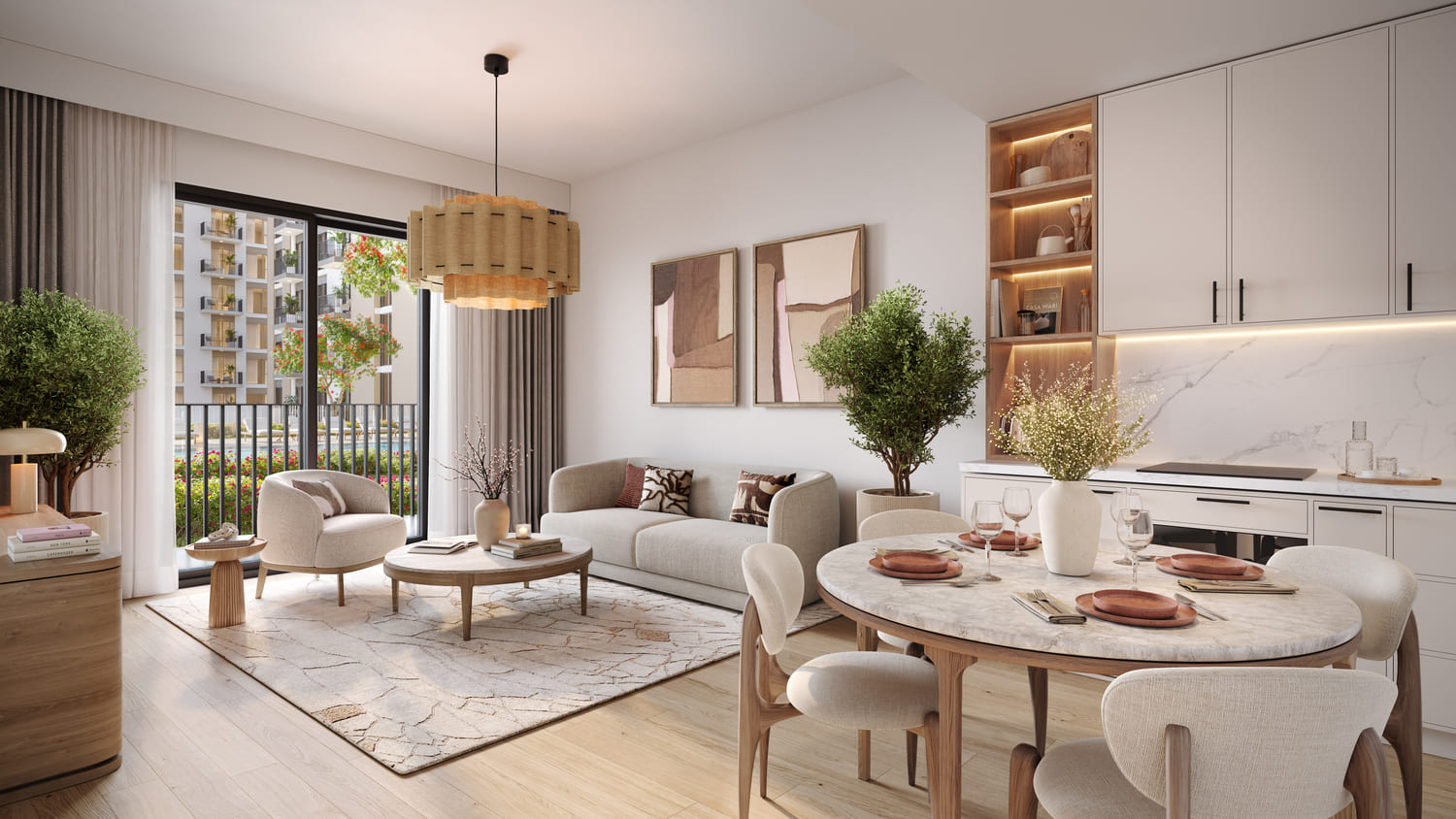 Fiori Residences Nshama Group appartements à Town Square Dubai