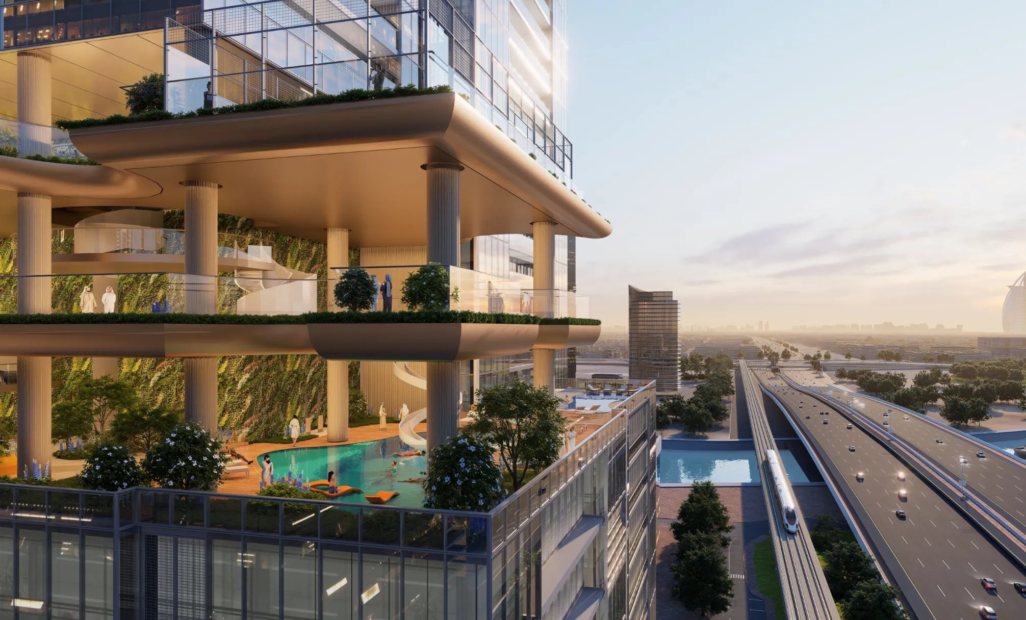 Sobha dévoile SkyParks sa nouvelle tour de 450m à Dubai