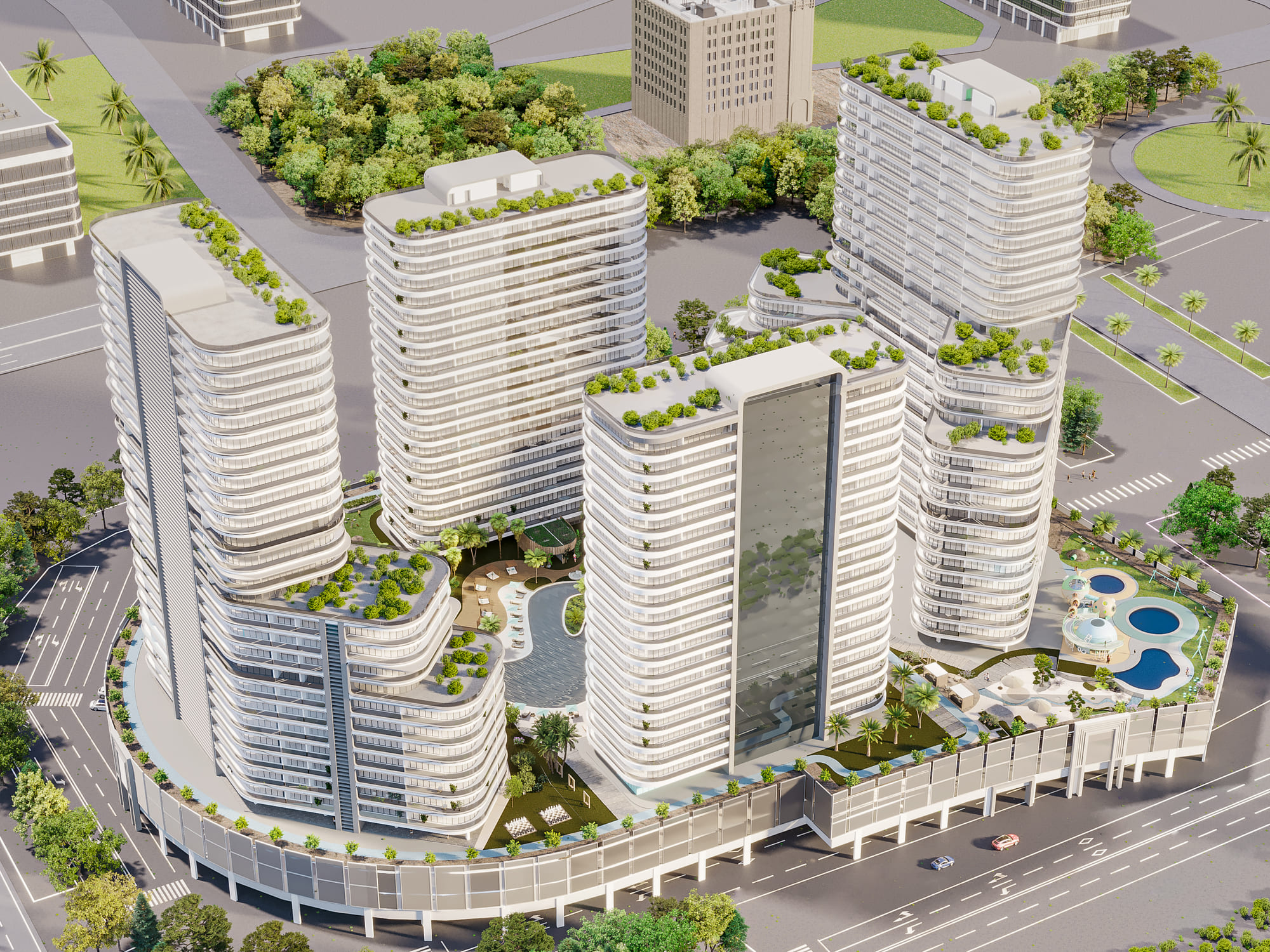 The Central Downtown AQUA Properties appartements à Arjan Dubai