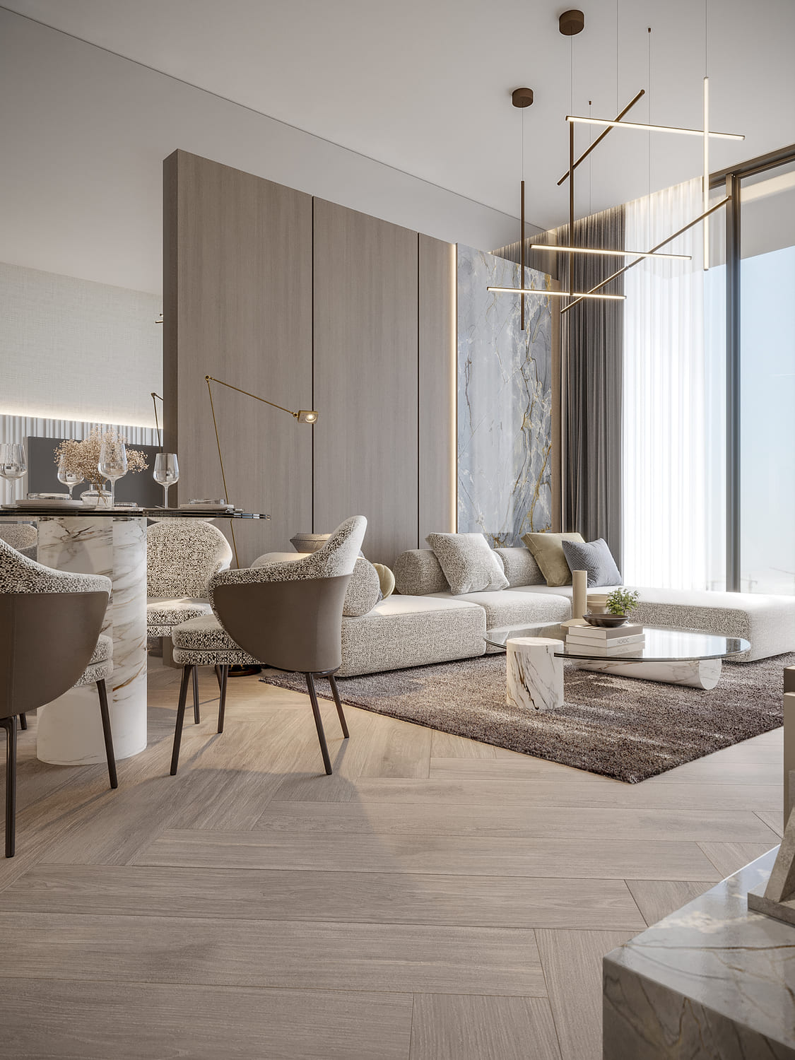 The Central Downtown AQUA Properties appartements à Arjan Dubai