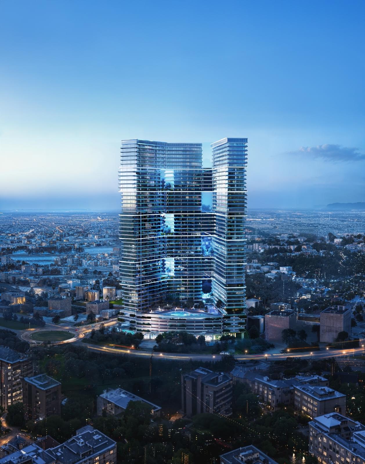 Binghatti Sky Terraces intérieur Motor City Dubai