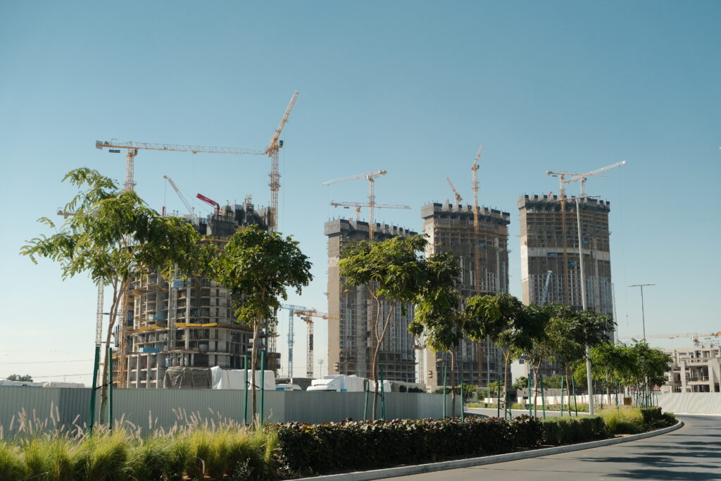 Avancement du chantier Sobha Hartland II a Meydan 1