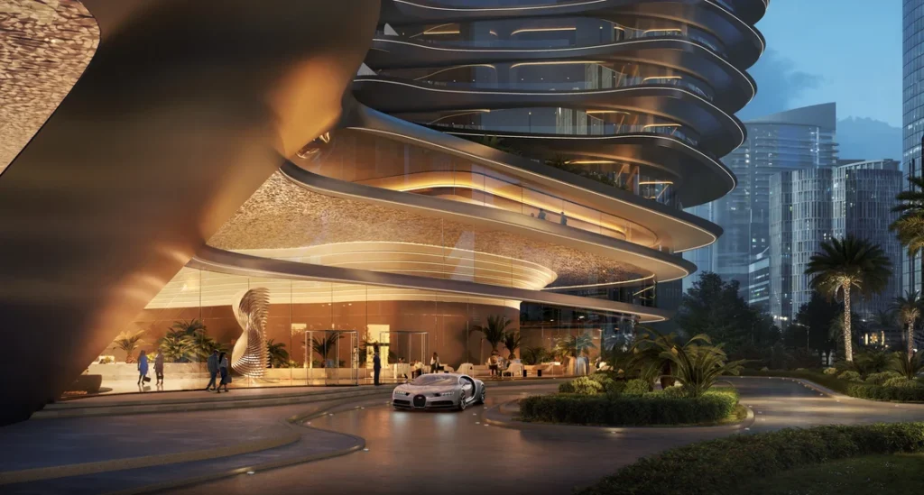 Penthouse Bugatti Residences vendu 550 millions AED a Dubai 1