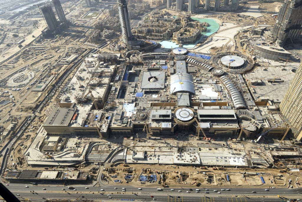 Dubai Mall construction