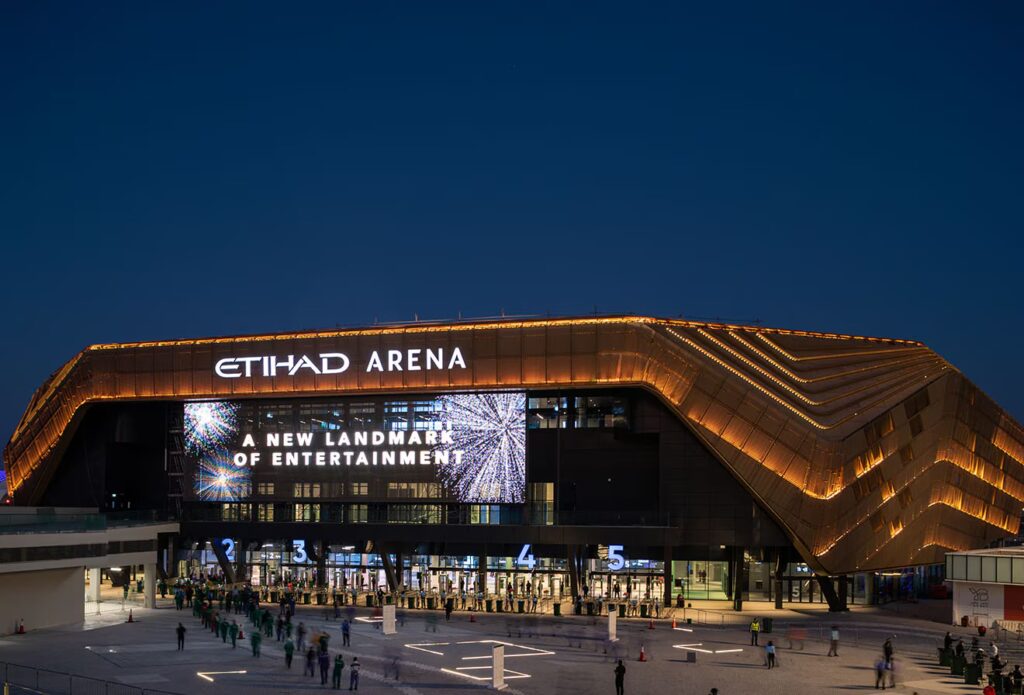 Etihad Arena Yas Island Abu Dhabi