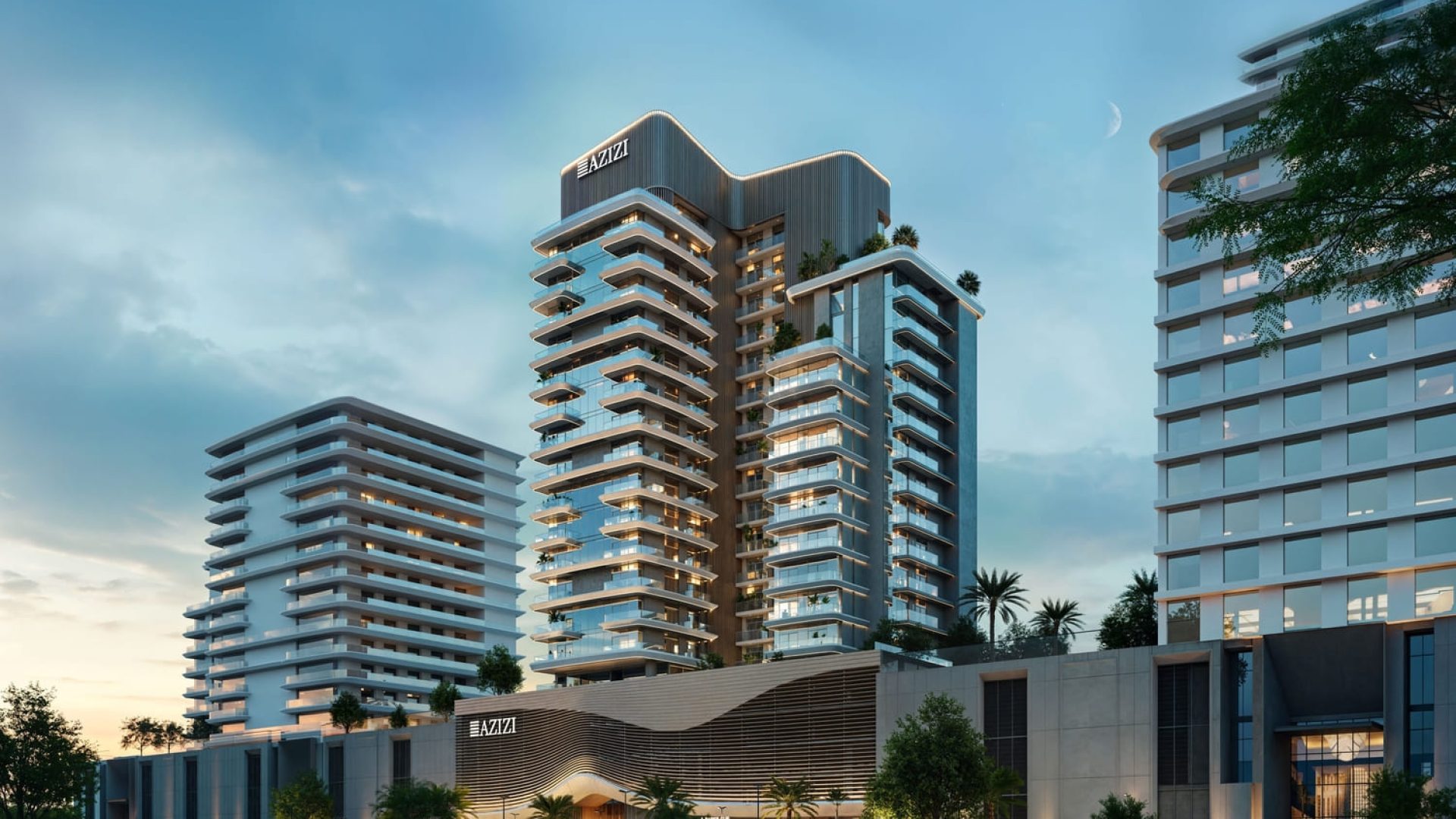 Azizi David appartements à Al Jaddaf Dubai