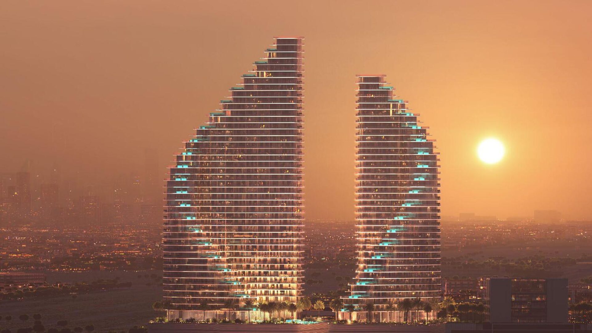 Binghatti Flare appartements à Jumeirah Village Triangle JVT Dubai