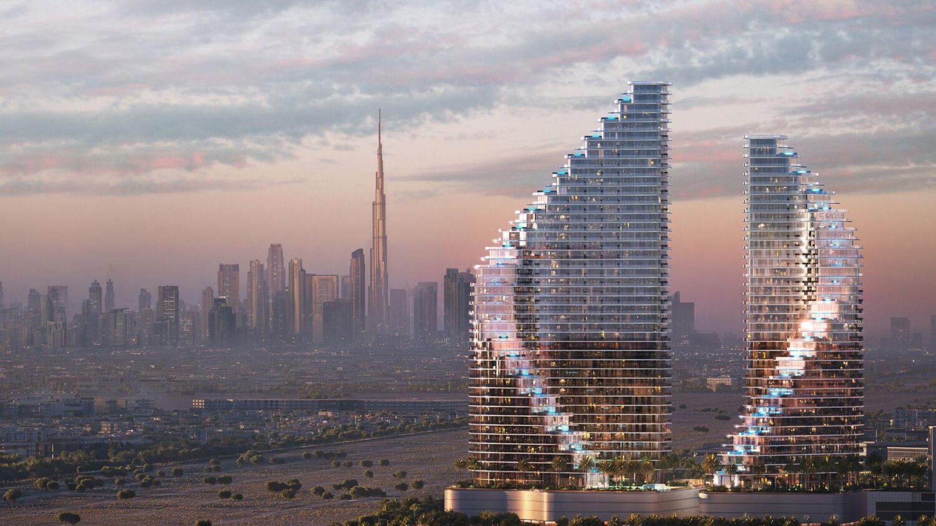 Binghatti Flare appartements à Jumeirah Village Triangle JVT Dubai