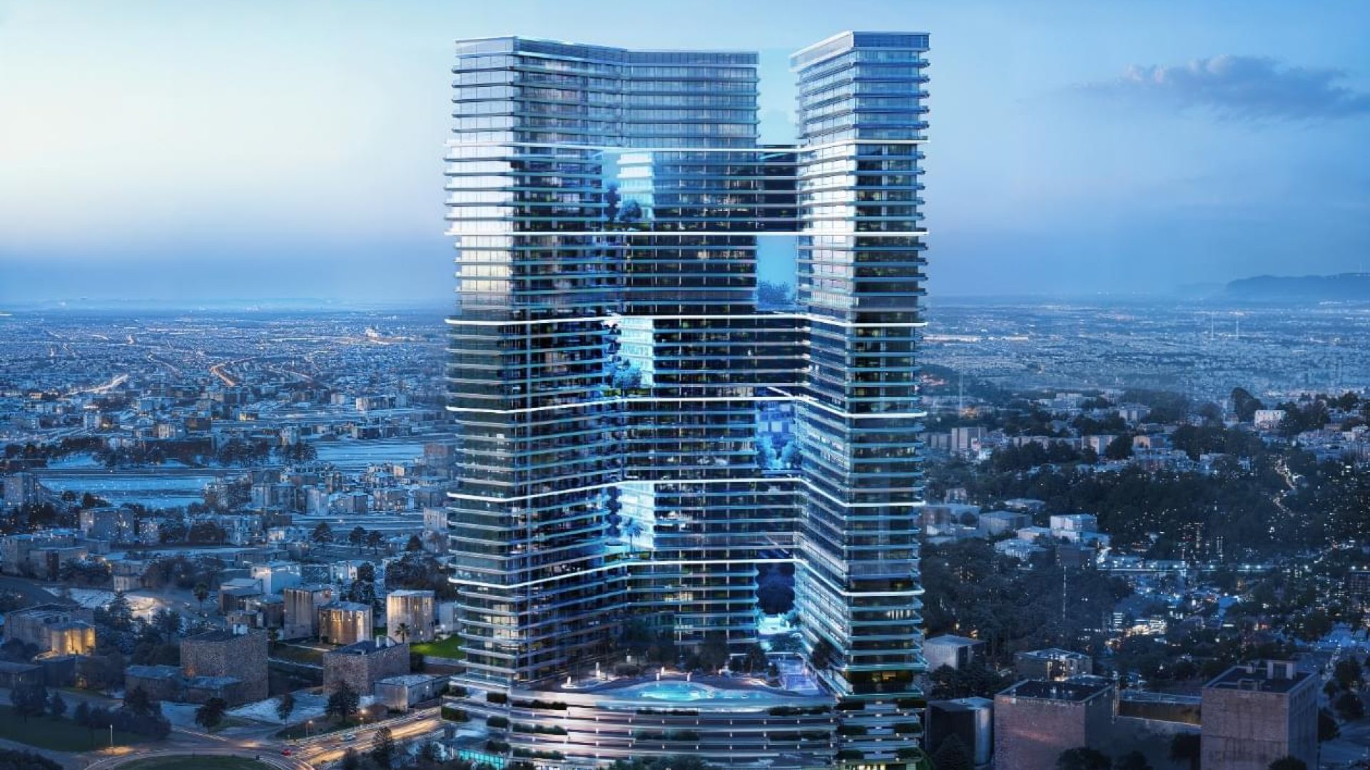 Binghatti Sky Terraces intérieur Motor City Dubai