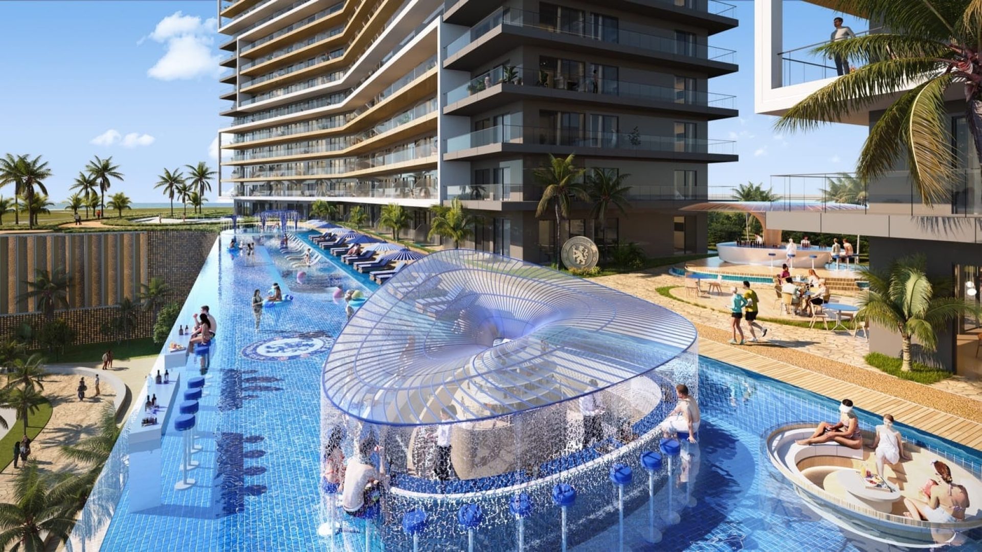 Chelsea Residences par le promoteur Damac appartements de luxe à Dubai Maritime City