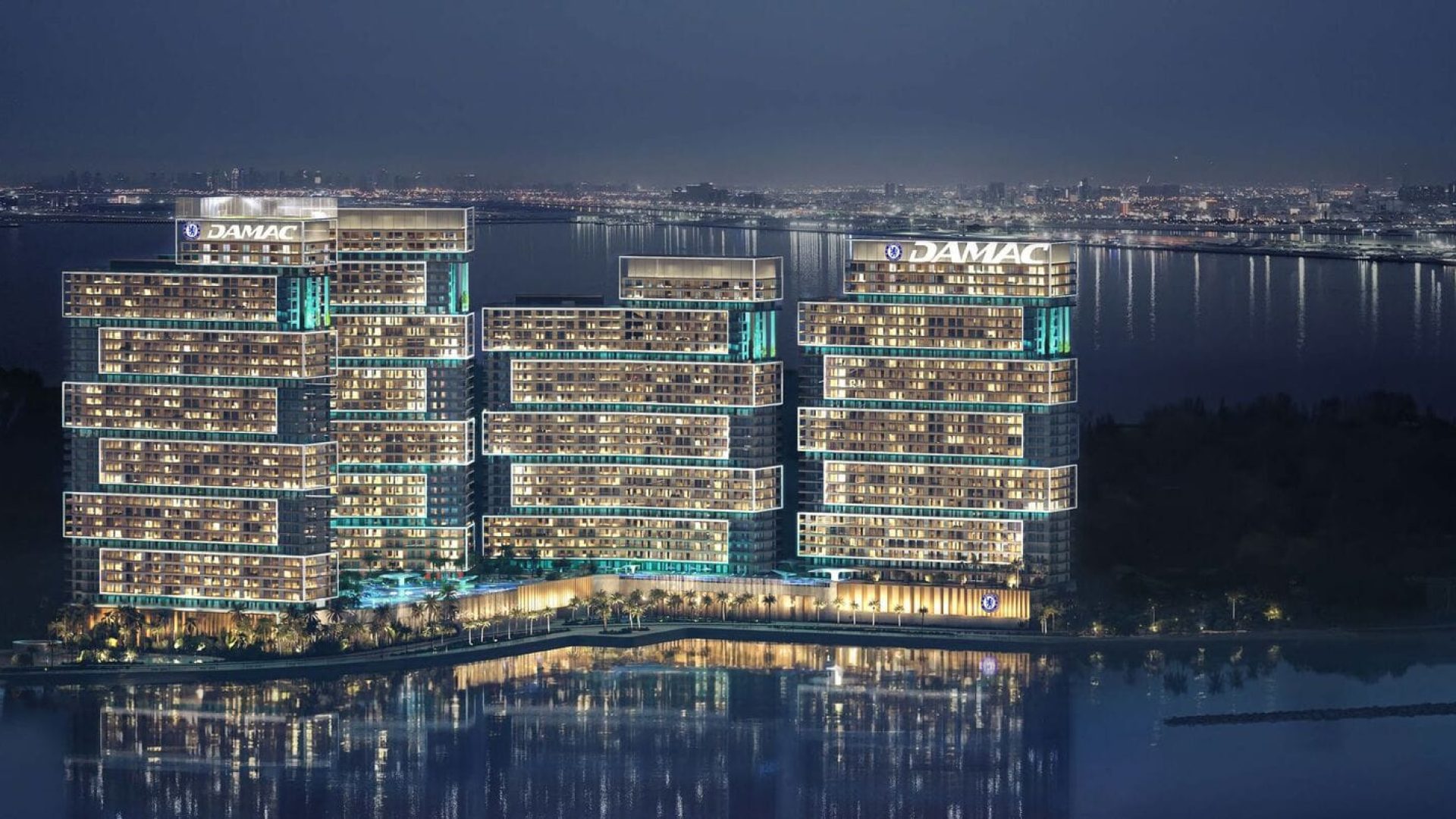 Chelsea Residences par le promoteur Damac appartements de luxe à Dubai Maritime City