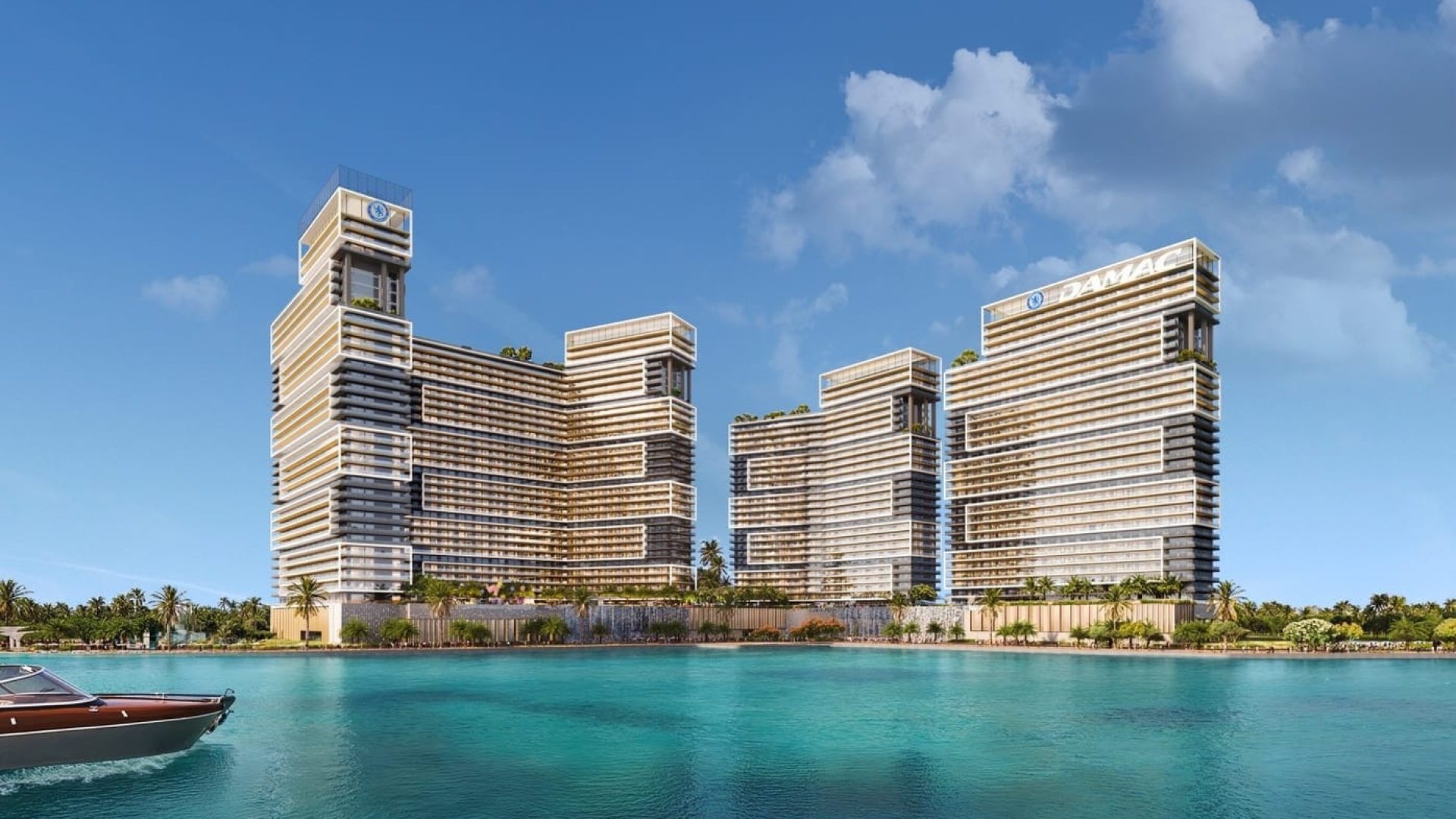 Chelsea Residences par le promoteur Damac appartements de luxe à Dubai Maritime City