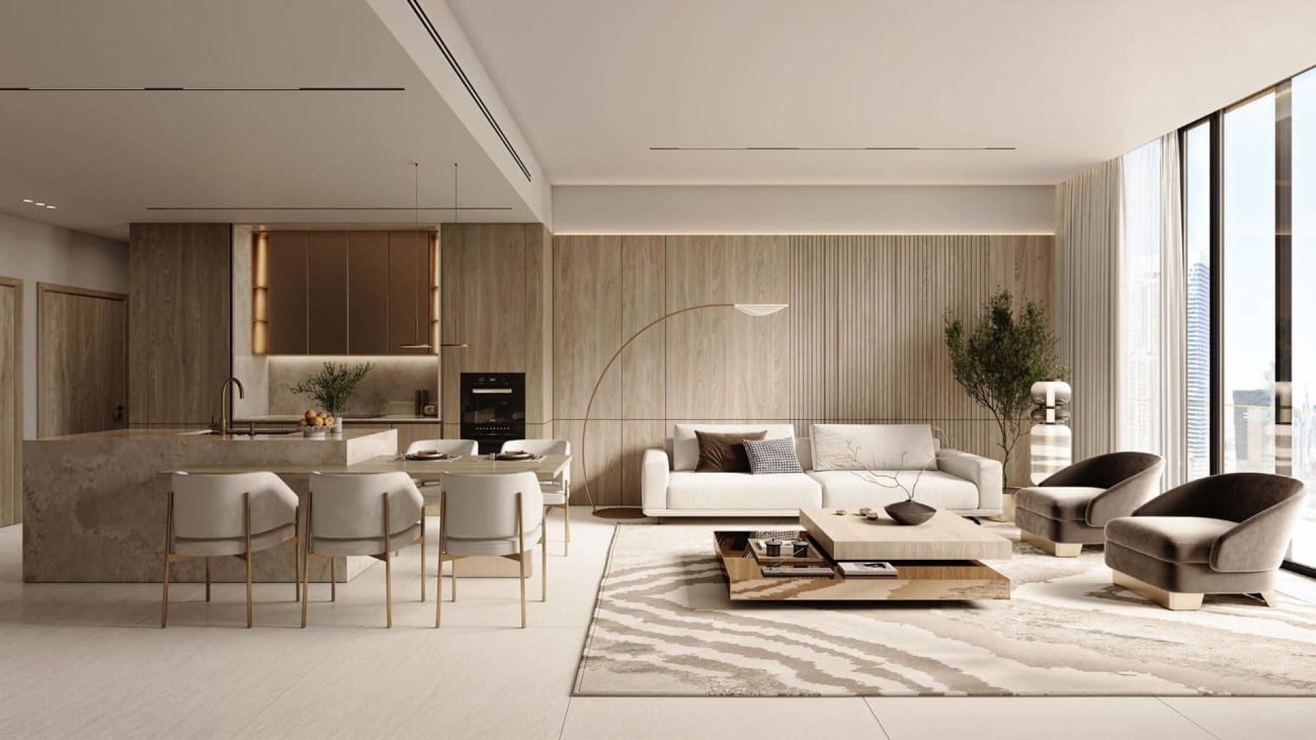 DWTN Residences par Deyaar appartements de luxe à Business Bay Dubai