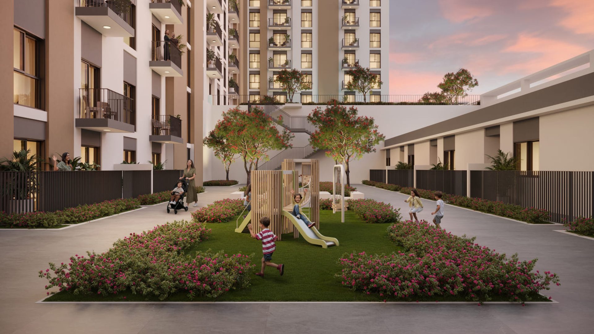 Fiori Residences Nshama Group appartements à Town Square Dubai