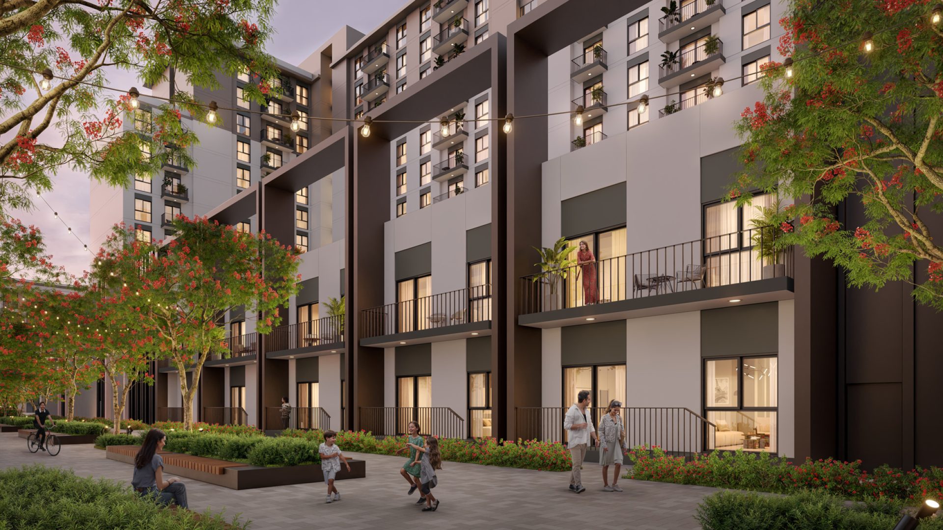 Olbia par Nshama Group appartements à Town Square Dubai