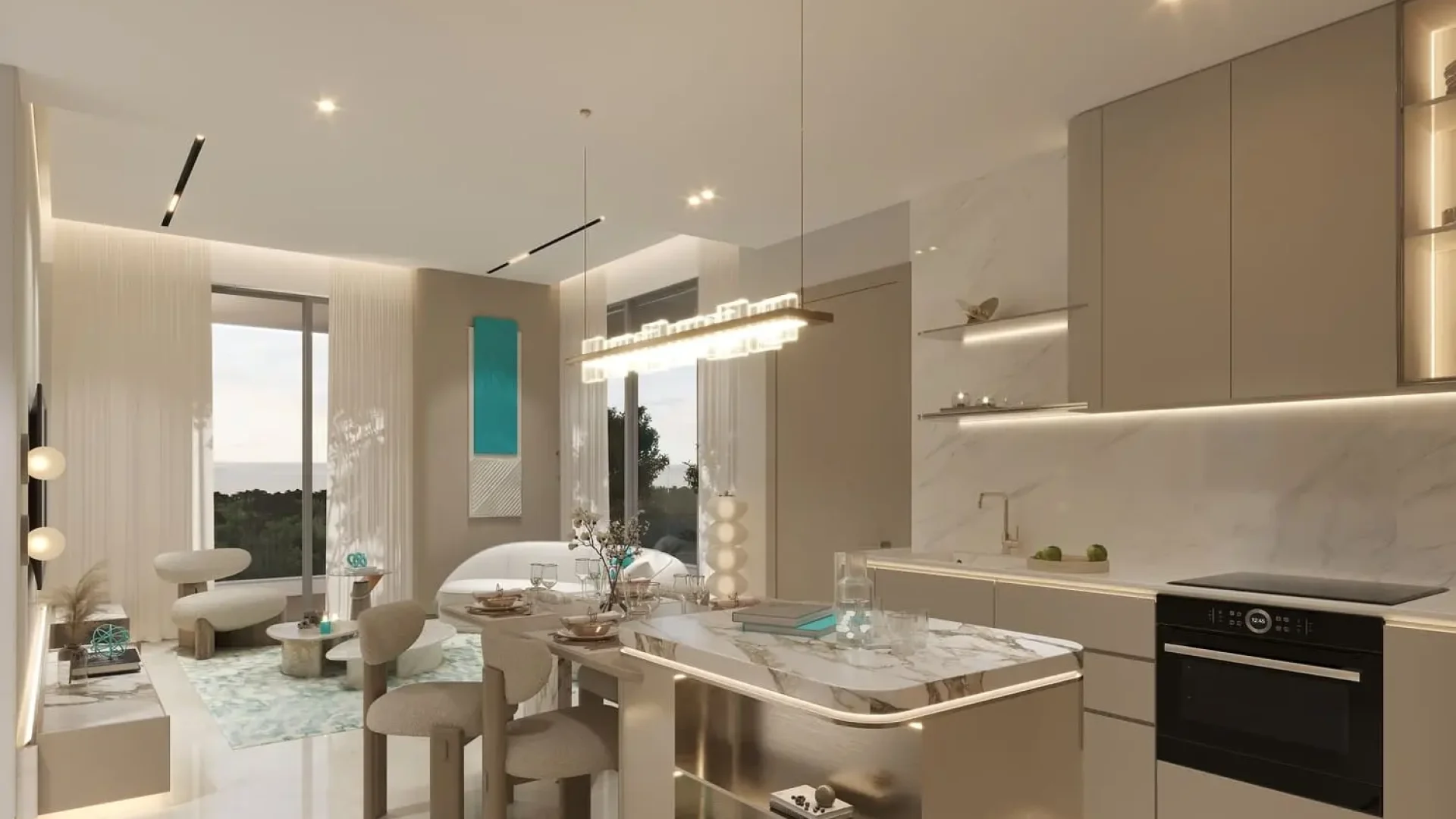 Reef 997 appartements à Palm Deira Dubai