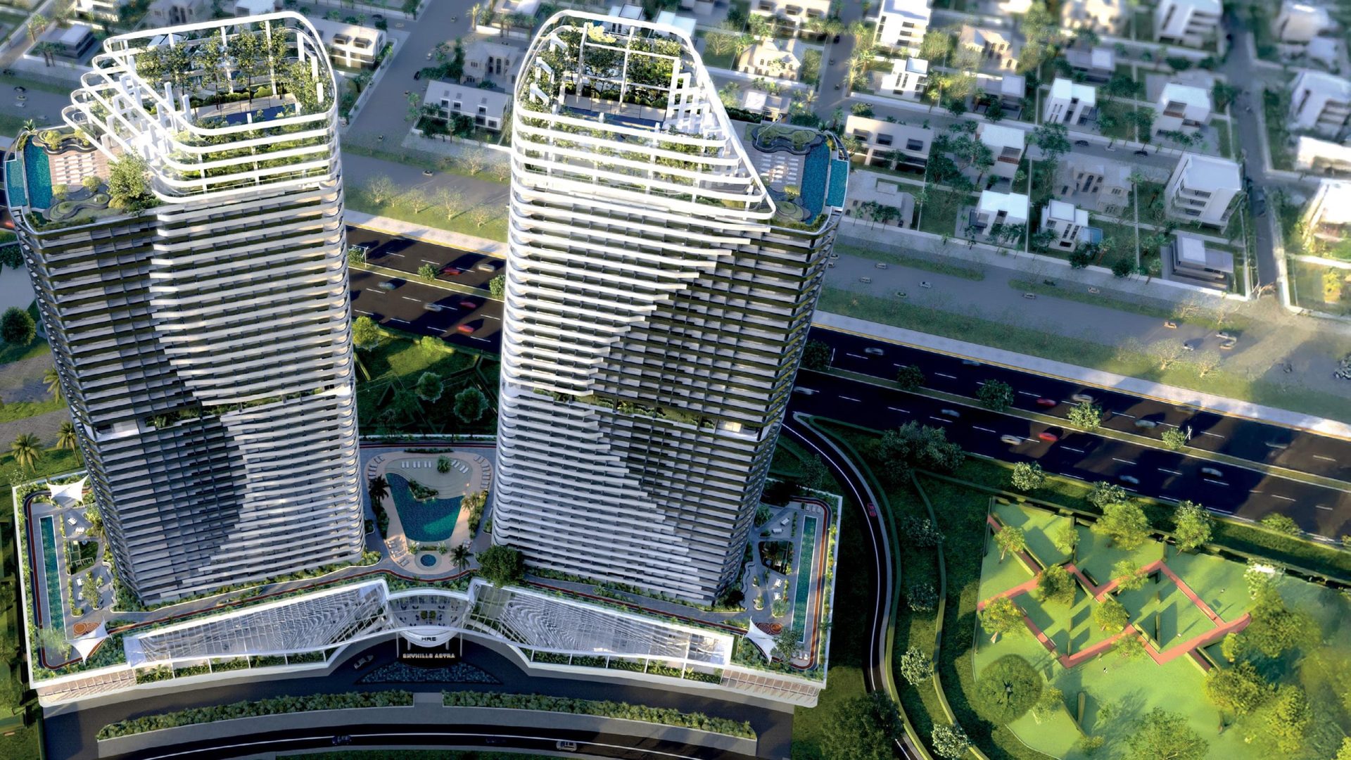 Sky Hills Astra par le promoteur HRE Development appartements à Dubai Science Park