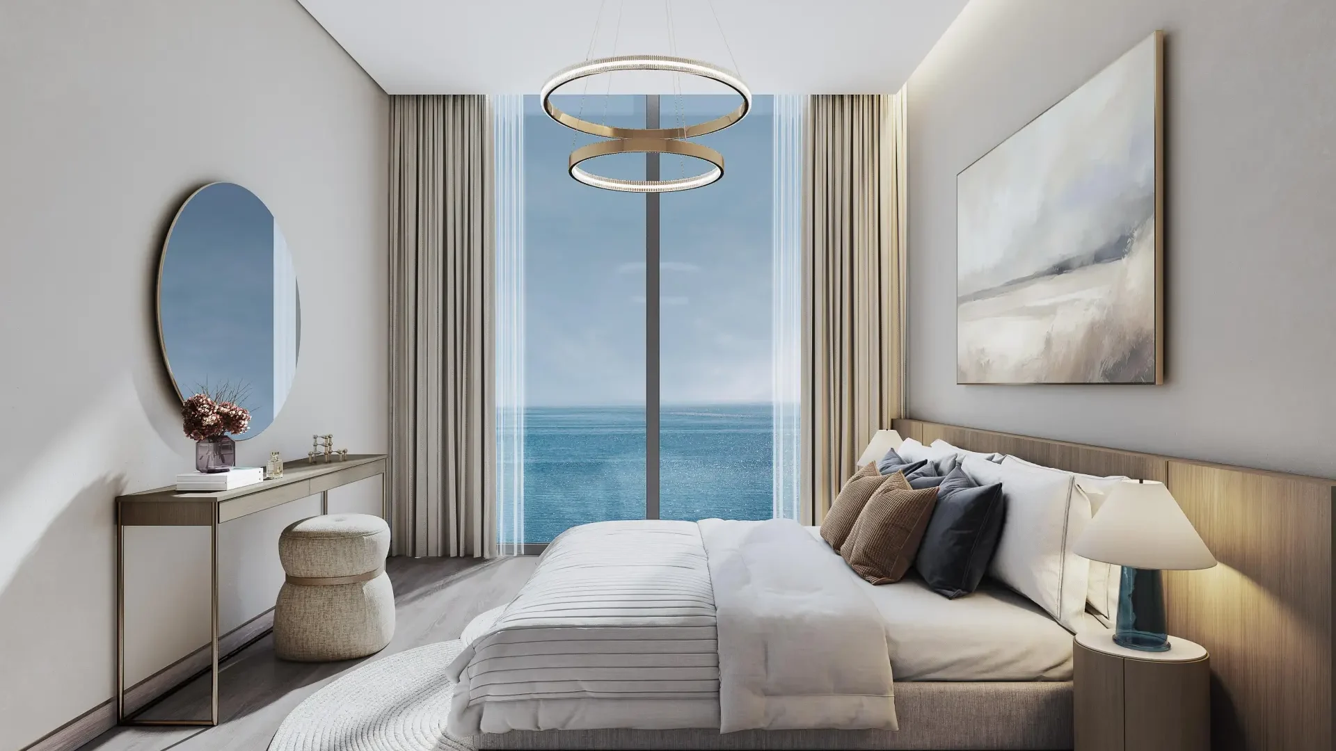 Chambre moderne avec vue sur mer SOBHA Siniya Island