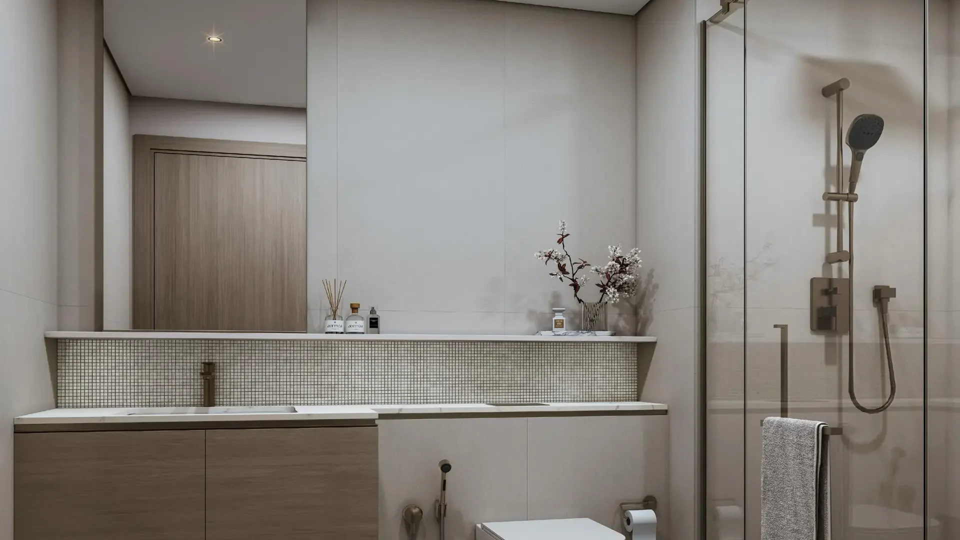 Salle de bain moderne et élégante SOBHA Siniya Island